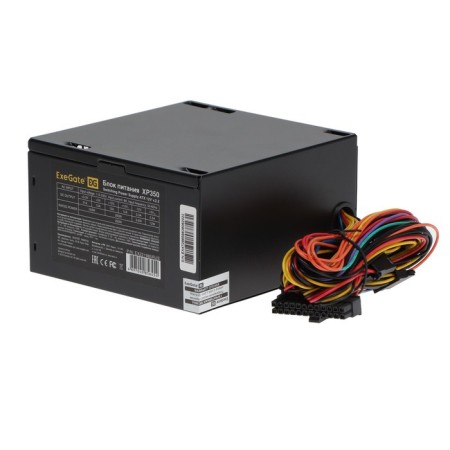 EXEGATE XP350, ATX, 350W, (24+4 PIN), 120mm fan, 3x SATA power supply