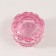 Casket glass "ice" Transparent pink 7x7x5 cm