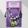Bracelets "Demetrons" Avocado and Makaruns, Color, 7 cm