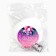 New Year keychain, for keys, fluffy "New Year: heat inside" 9 x 12 cm