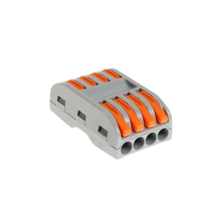 Construction and installation terminal passing, 32a, 0.08-4 mm2, 4 ed., Phase-zero, set 10 pcs