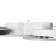 Causteen with PDU "Monroe" 5XLED 100W 3000-6000K black and white 60x42 cm Bayerlux