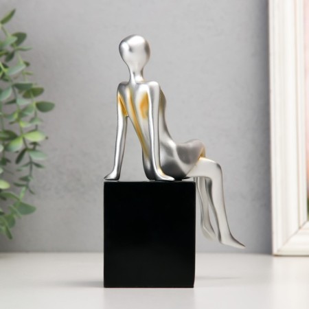 Book holder "Girl in Cuba" silver 12x11.5x18 cm-6
