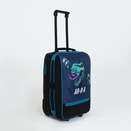 Small suitcase 20 ", on lightning, black/gray color-1