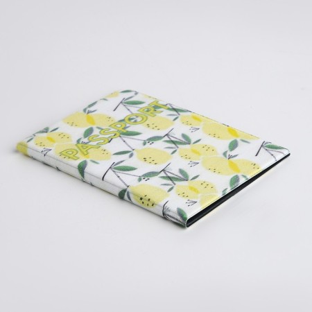 Cover for passport, yellow color-2