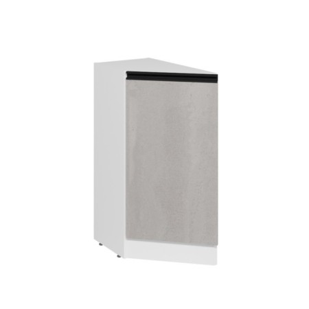 Cabinet floor final left suite 600x566x820 white/light concrete/anthracite
