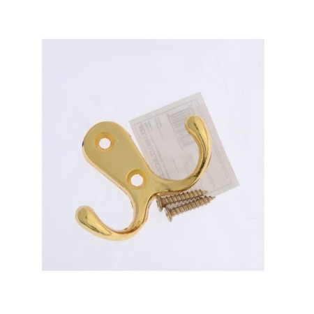 Hook furniture tundra TKD006, two -rod, gold-4
