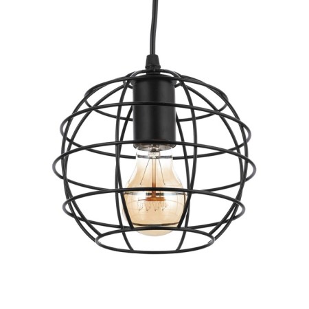 Suspension Bayerlux "Shar" 1x60W E27 Black 18.5x18.5x16cm-1