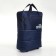 Road bag on wheels, a long belt, with an increase, the outer pocket, the color is blue