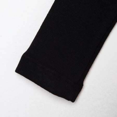Children's thermal underwear (longshit, leggings) Black color, height 128 cm-10