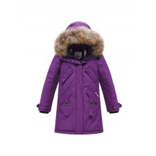 Winter park for a girl, height 146 cm, purple color