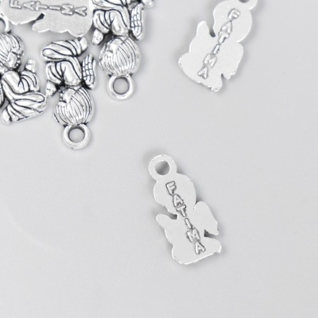 Decor Metal for creativity "Angel in prayer" (A36344) 1.6x0.8 cm-1