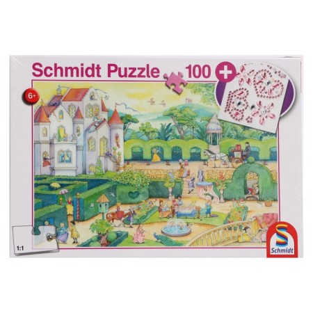 Puzzle "Fairytale Princesses", with a gift, 100 elements-1
