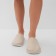 Women's slippers, size 36-37, beige color