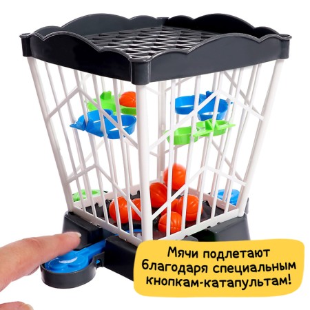 Board game "Time in a cage", 2-4 players, 3+-5