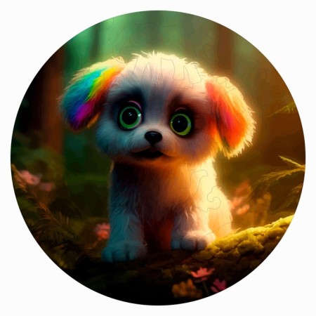 Figure puzzle "dog", size 25 cm