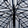 Umbrella - a semiautomatic “cage” cane, 8 spokes, r = 54 cm, black color
