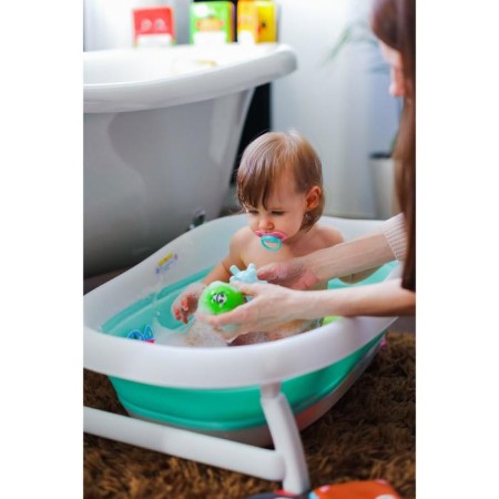 Bath Bath Folding, turquoise color-2