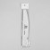 File - emery, abrasiveness 120/240, 18 cm, gray color