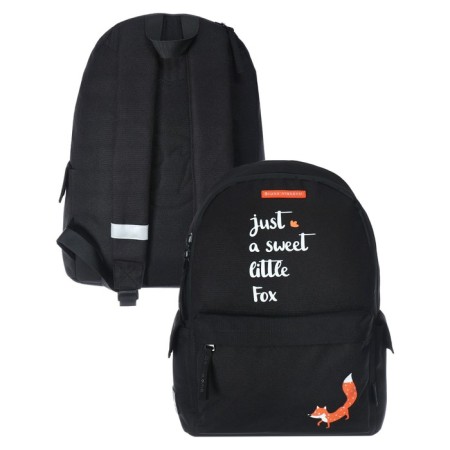 Youth backpack Bruno Visconti 12-003 40*30*17 virgin "Fox tail" Cher