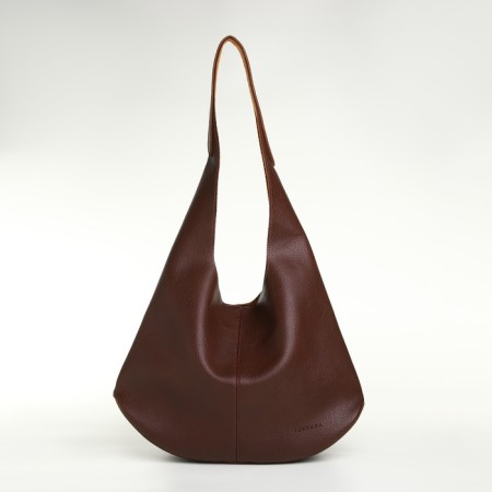 Women's bag on magnet Textura, large size, burgundy color