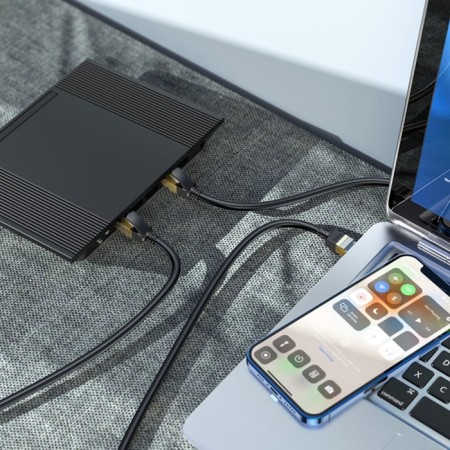 Hoco US02, RJ45-RJ45 3M patch-4