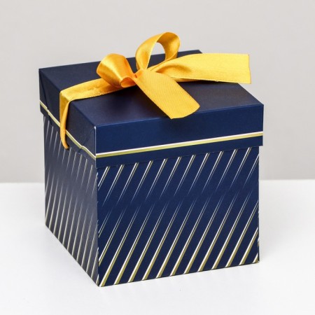 Self -charging box "embossing" 10x10x10 cm