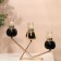 Summary Metal, Matilda glass for 3 candles 34 x 8 x 29 cm