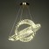 Lamp with DDD "JMEI" LED 142W 3000-6000K gold 60x60x120 cm