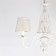 Suspended chandelier Citilux "Rowena" CL427130, 65x65x65 cm, 3x60W, E14, white color