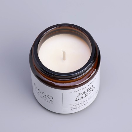 Aromatic candle in the jar "fell santo", owl wax, 88 g-7
