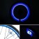 Bicycle lamp on the knitting needle, waterproof, 1 diode, 12.5 x 3.5 x 2 cm, 2 pcs, blue