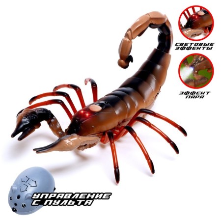 Scorpio radio -controlled, light effects, works on the battery