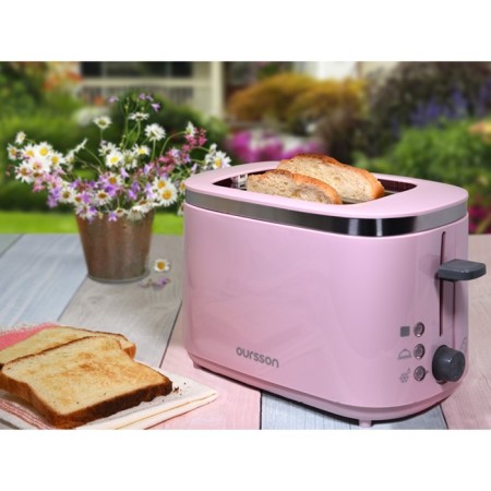 Toster Oursson TO2104/PR, 750 W, defrosting/heating, 7 modes, Provence Rose-9