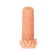 Kokos nozzle is realistic with additional stimulation, TPE, bodily, 15.6 cm, s