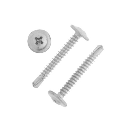 Self -tapping screws "Tundra", with a press -shaped, drilling, 4.2x32 mm, galvanized, 1 kg