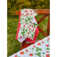 Kitchen towel Sweetheart, size 45x60 cm, red color