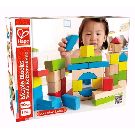 The designer is wooden, colored, 50 elements-1