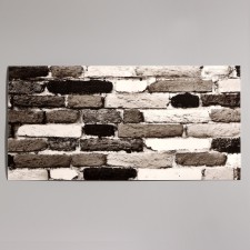 Self-adhesive panel 60*30cm black and white brick