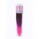 SIM-BRAIDS Kanecalon is three-color, corrugated, 65 cm, 90 gr, light/purple/pink (#FR-36) color