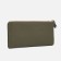 Women's wallet on magnets, green color