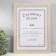 Photo frame Plastic format A4 "Greek patterns" gold on white 33.1x25 cm