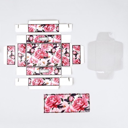 Folding box with a plastic lid "For you", 16.5 x 11 x 4 cm-4