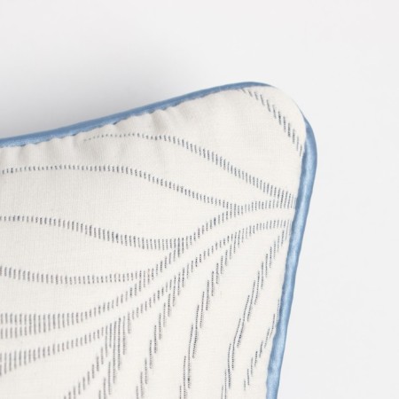Pillowcase decorative Ethel "nettles" Blue 40x40 cm color, 100% cotton-3