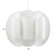Lamp Bayerlux "Sarri" E27 15W milk 44x44x35-135 cm