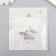 Decor for creativity metal, rhinestones "Tail of a mermaid with a flower" silver 2x2 cm
