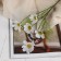 Artificial flowers "cosmea Everi" 6.5x48 cm, white