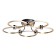 Valter chandelier, size 85x16x85 cm, 77W 10XLED IP 20