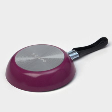 COLIBRI pan, D = 16 cm, plastic handle, anti -stick coating, pink color-3