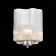 Sconces st. SL117.101.01. ONDE. 1x60 watts, E27, 15x18 cm, silver color